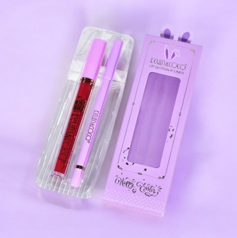 Set of 10 Pieces - Happy Easter Gloss Kit + Contour Pencil - KC223649 - Kevin & Coco