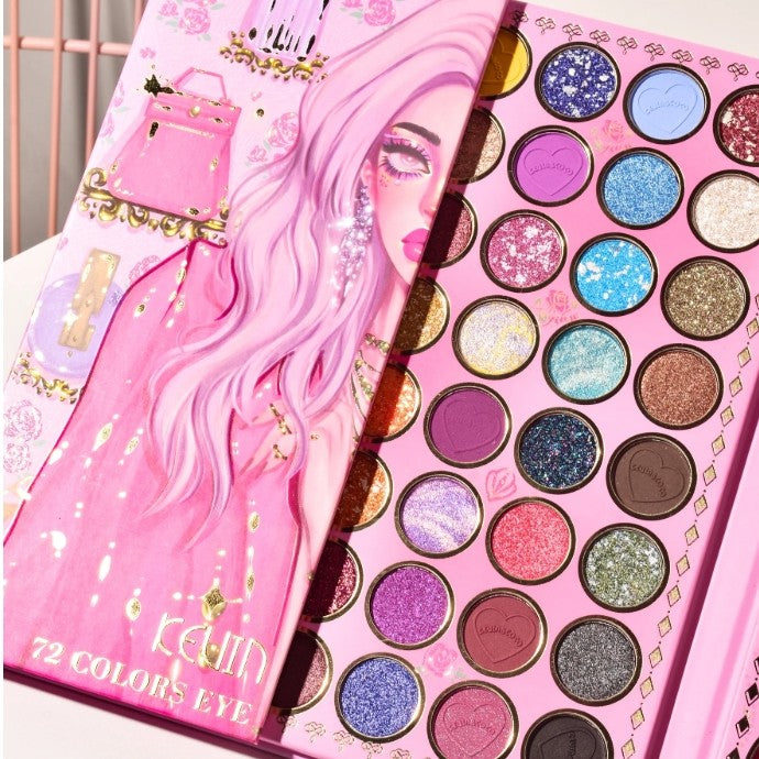 XXL Fashion Nova Girl Palette, 72 colors, Kevin & Coco KC223465