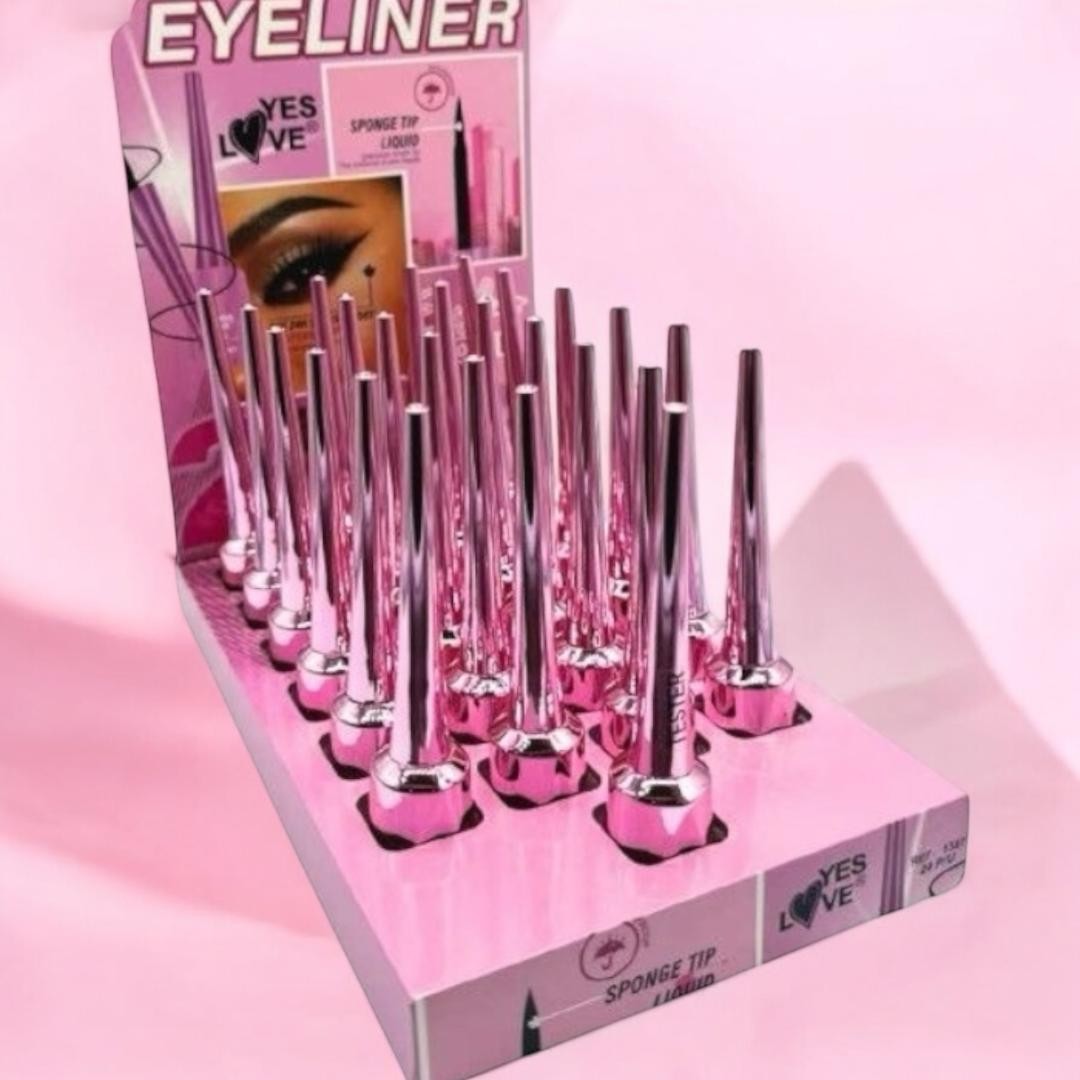 Set of 24 Pieces - Waterproof Sponge Eyeliner - 1387 - Yes Love