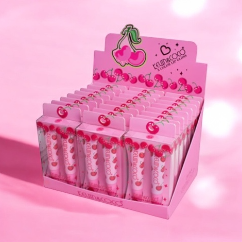 Lot de 24 - Coffret Brillant A Lèvres Sweet Cherry - KC245659 - Kevin & Coco