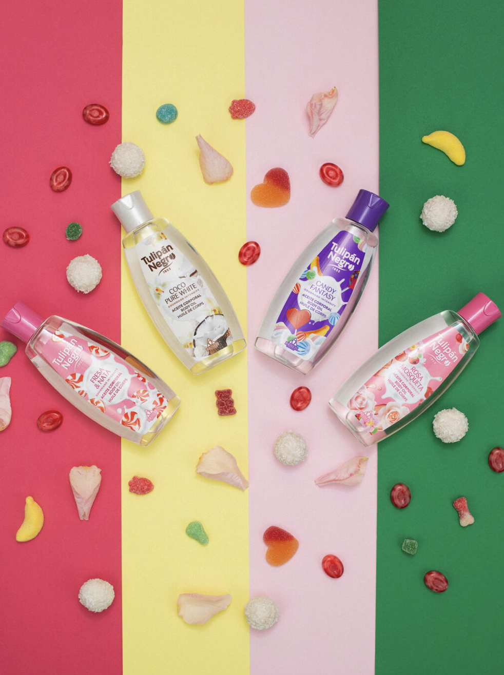 Lot de 6 Pièces - Huile Corporelle Ultra Riche Coco Pure White 200ml - Tulipan Negro