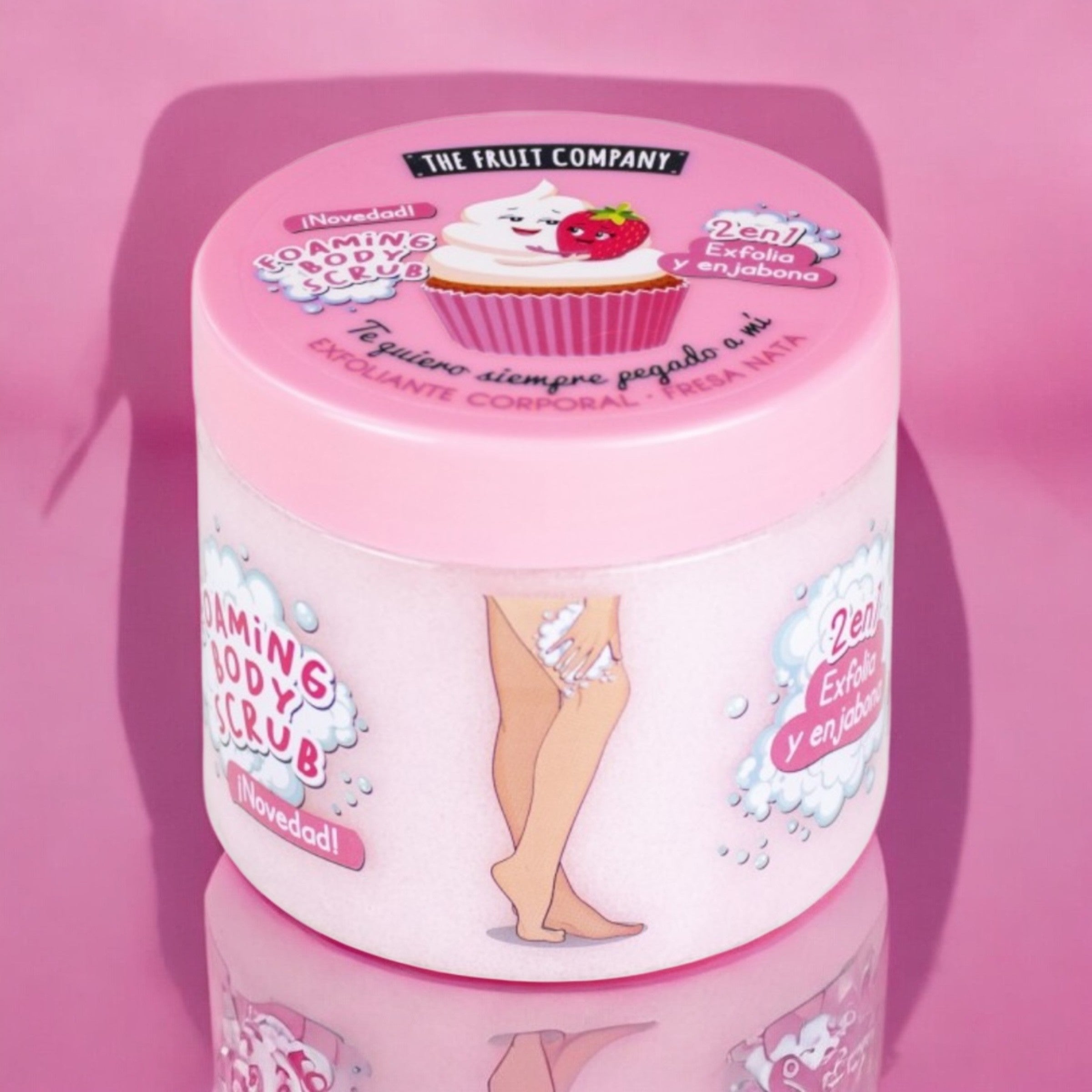 6-Piece Set - 2-in-1 Strawberry Whipped Cream Body Scrub + Soap - The Fruit Company