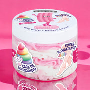 Lot de 6 Pièces - Beurre Corporel Chantilly Chewing-Gum La Fraise 250grs - The Fruit Company