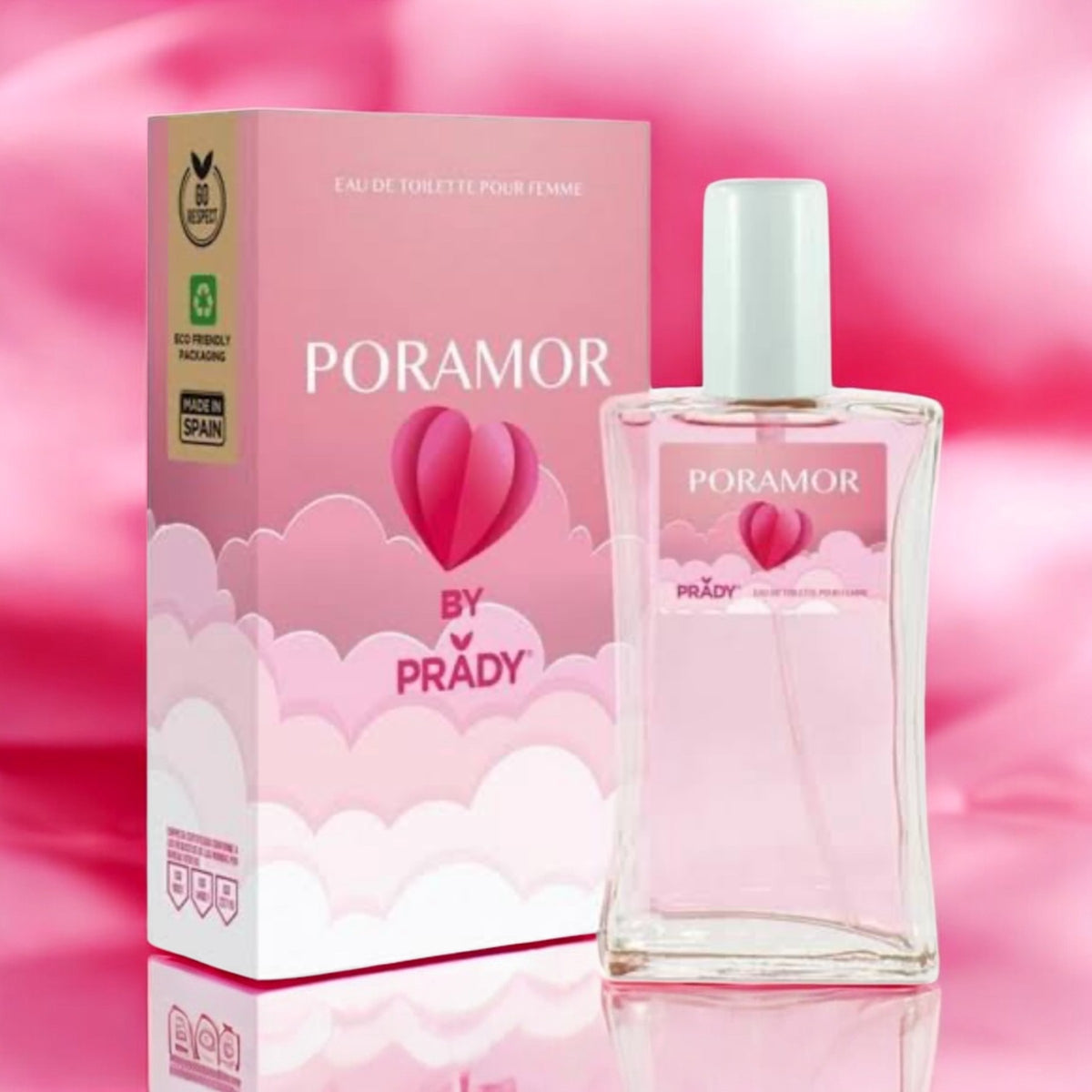Lot de 6 Pieces - Eau de Toilette Poramor 100 ml - Prady