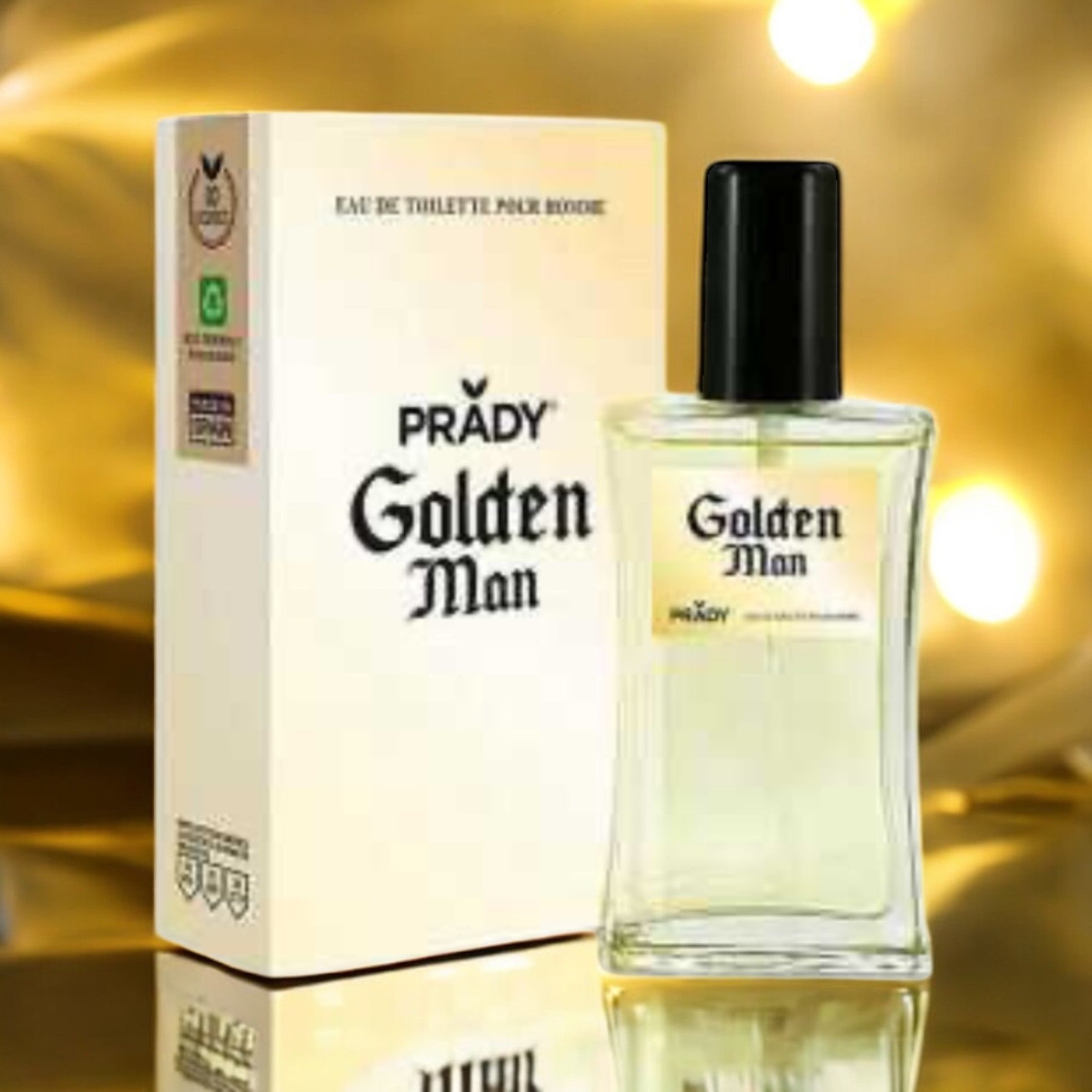 Lot de 1 - Eau de parfum golden man 100ML - Prady