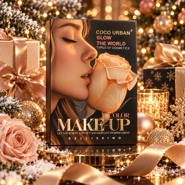 Lot de 3 Pièces - Coffret Maquillage Coco Urban Glow The World - D'Donna