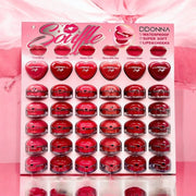 Présentoir de rouge à lèvres "souffle" d'donna 6 couleurs 12190A