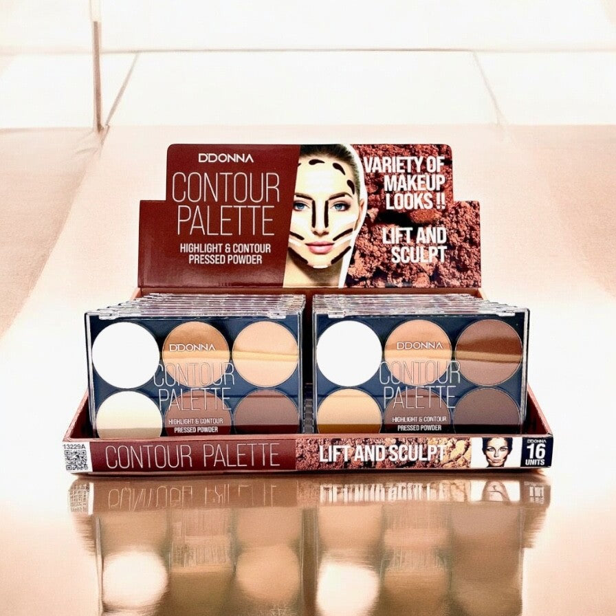 Lot de 16 palette conturing - D'donna 13229A