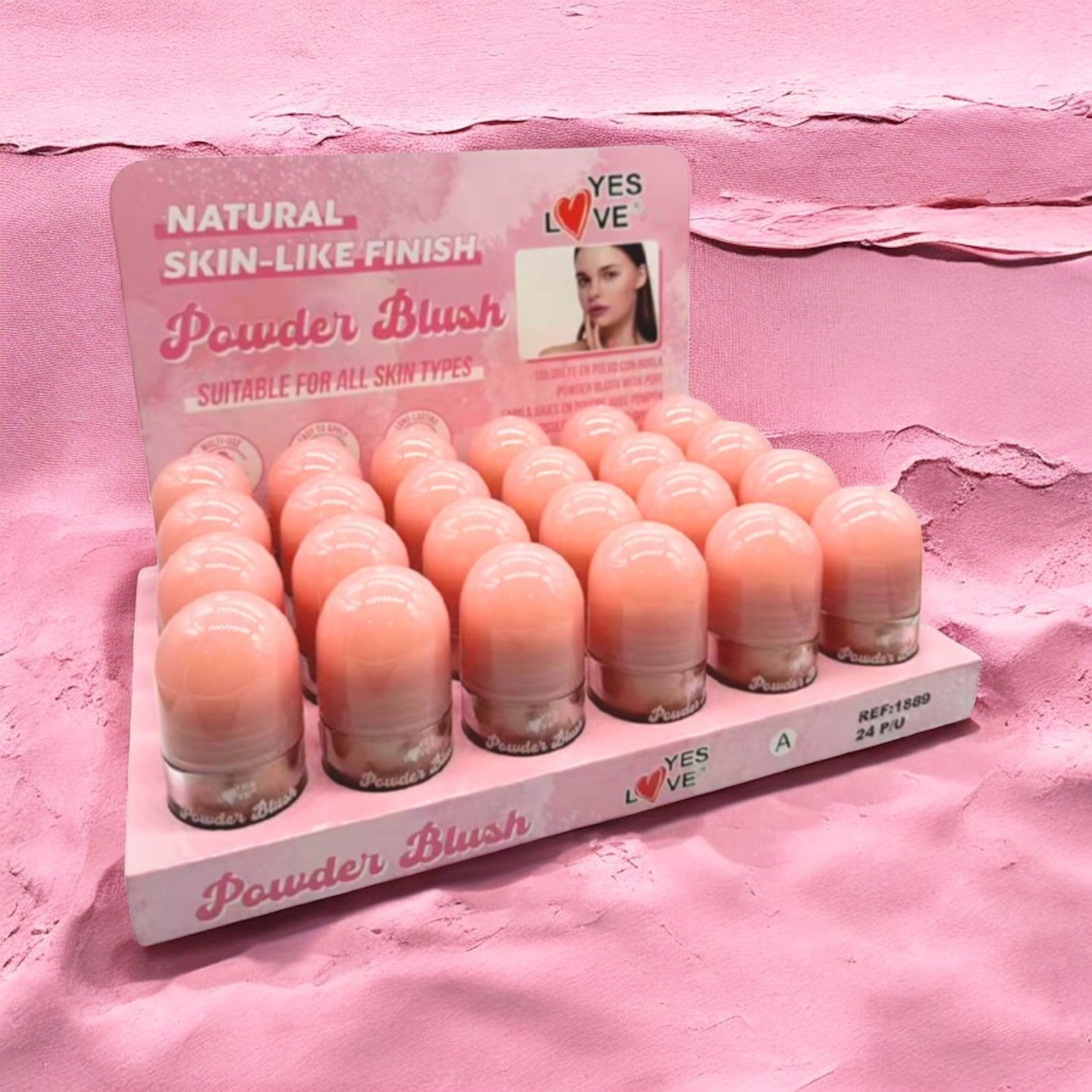 Set of 24 blush powder - Yes love 1889A