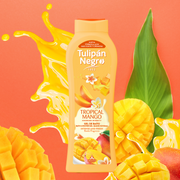 Set of 6 Pieces - Tropical Mango Shower Gel 650ml - Tulipan Negro