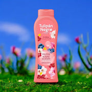 Set of 6 - Pink Berry Floral Shower Gel 650ml - Tulipan Negro