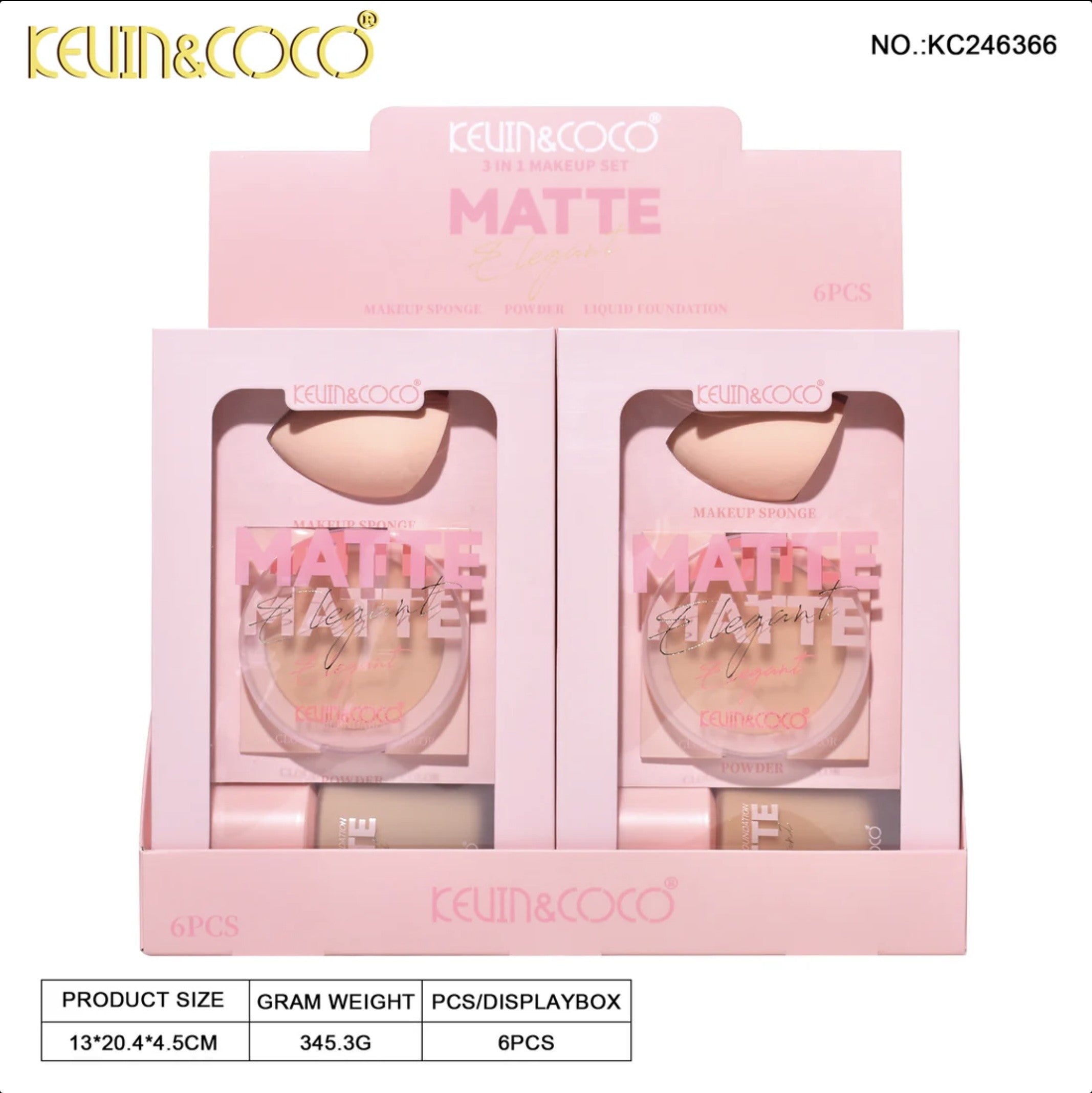 Set kevin&coco teint 3 pièces KC246373