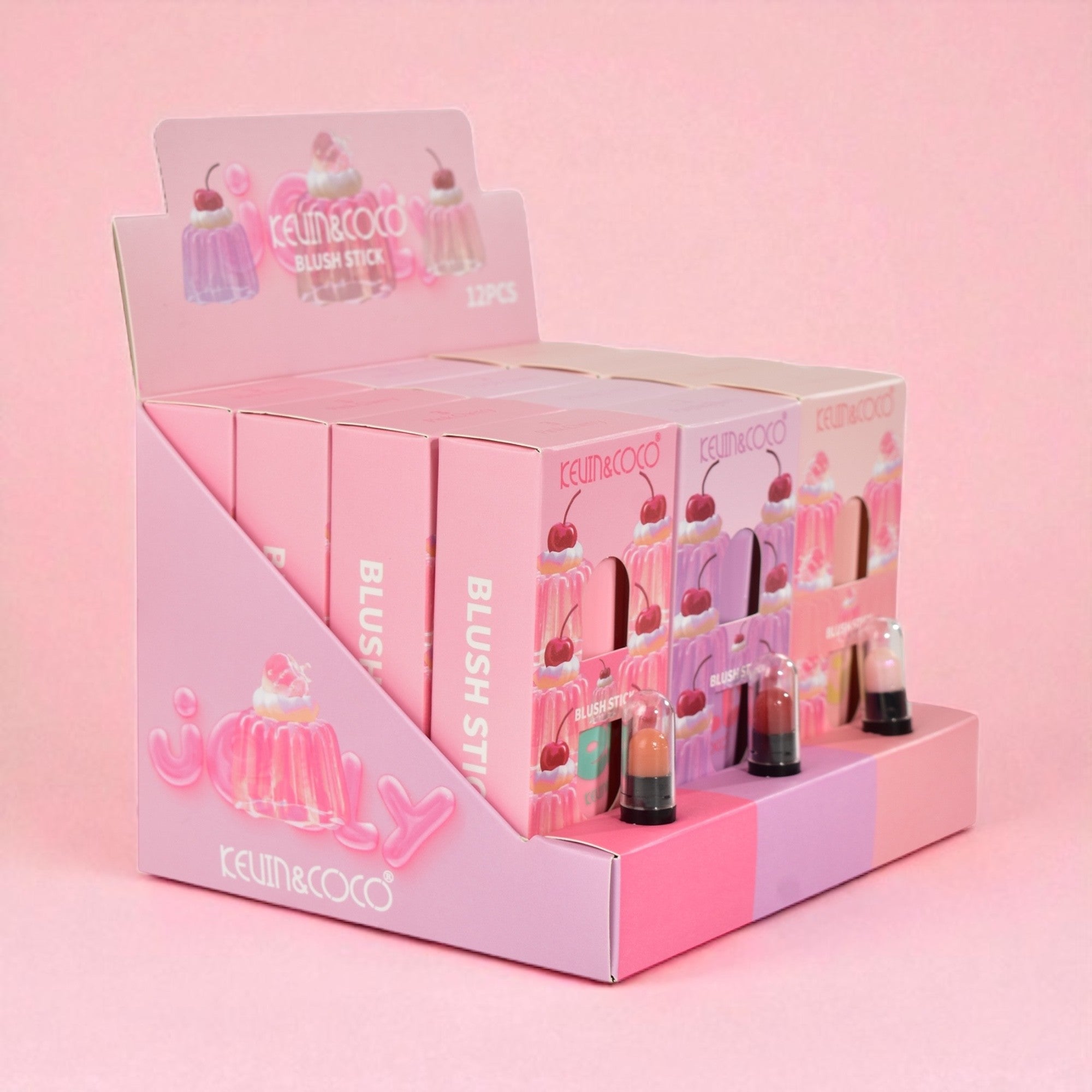 Set of 12 - Blush Stick Fruity - KC247349 - Kevin & Coco