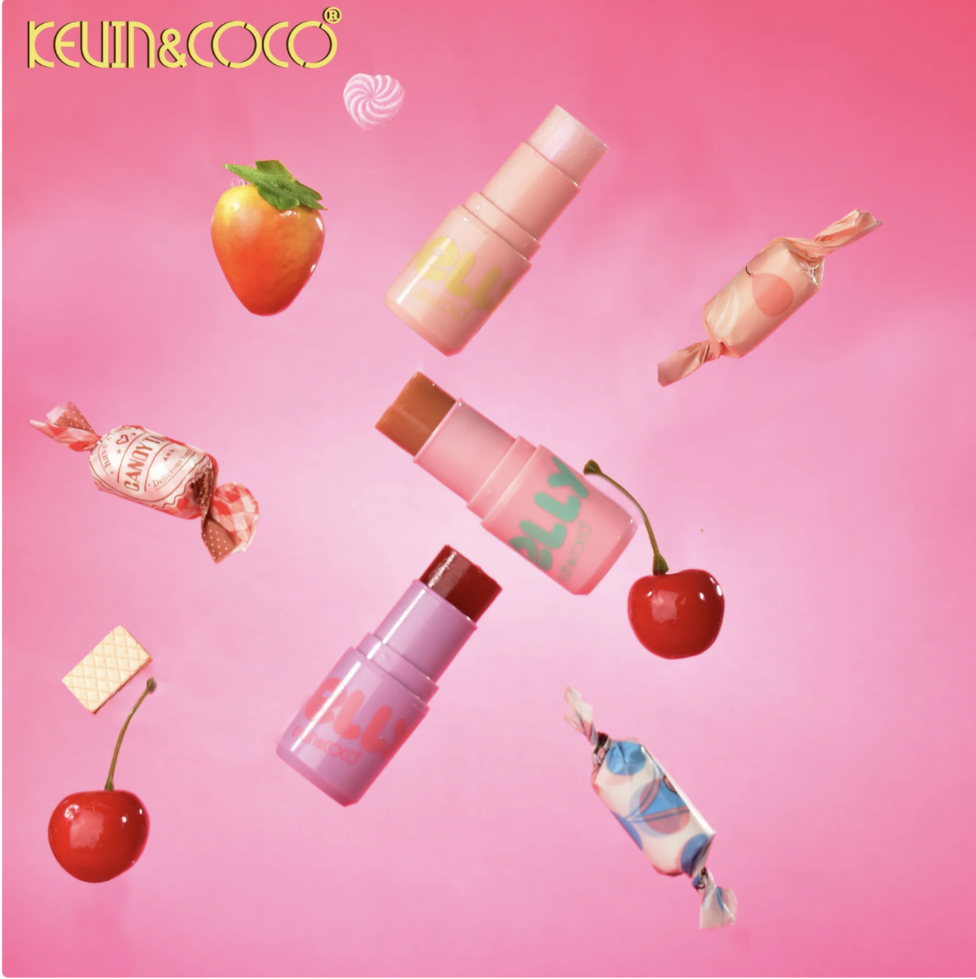 Set of 12 - Blush Stick Fruity - KC247349 - Kevin & Coco
