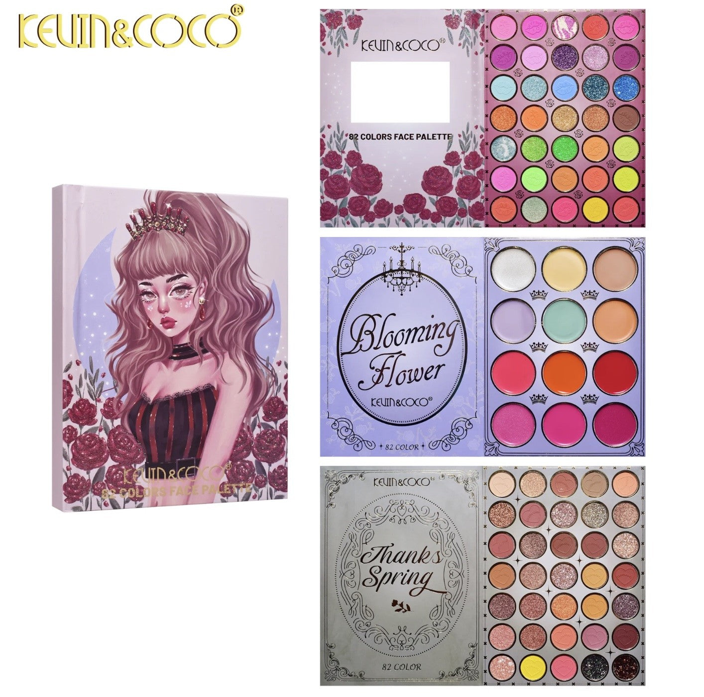 Palette 82 couleurs magestic KC221386