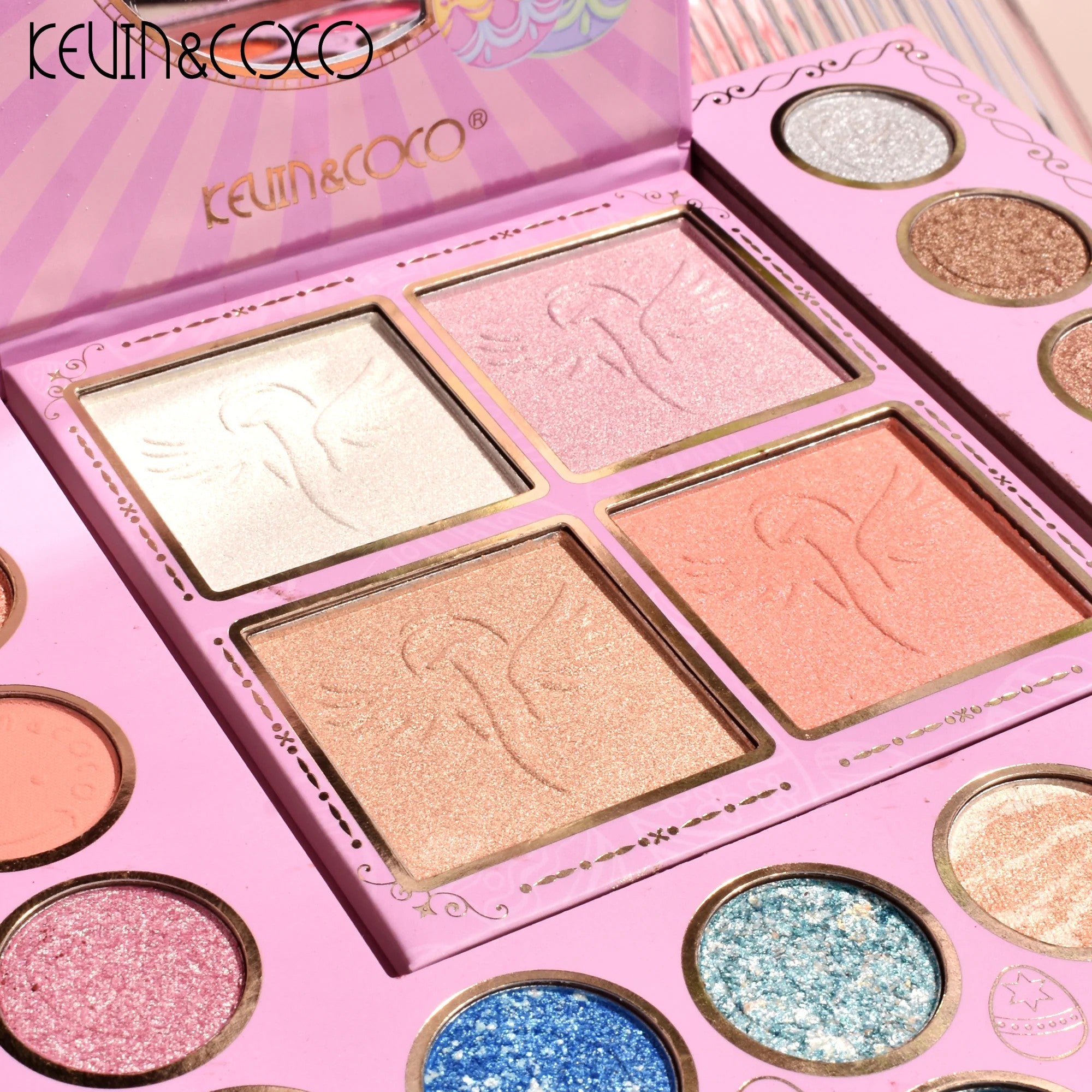 Lot de 6 palette 69 couleurs - Kevin & coco KC223588