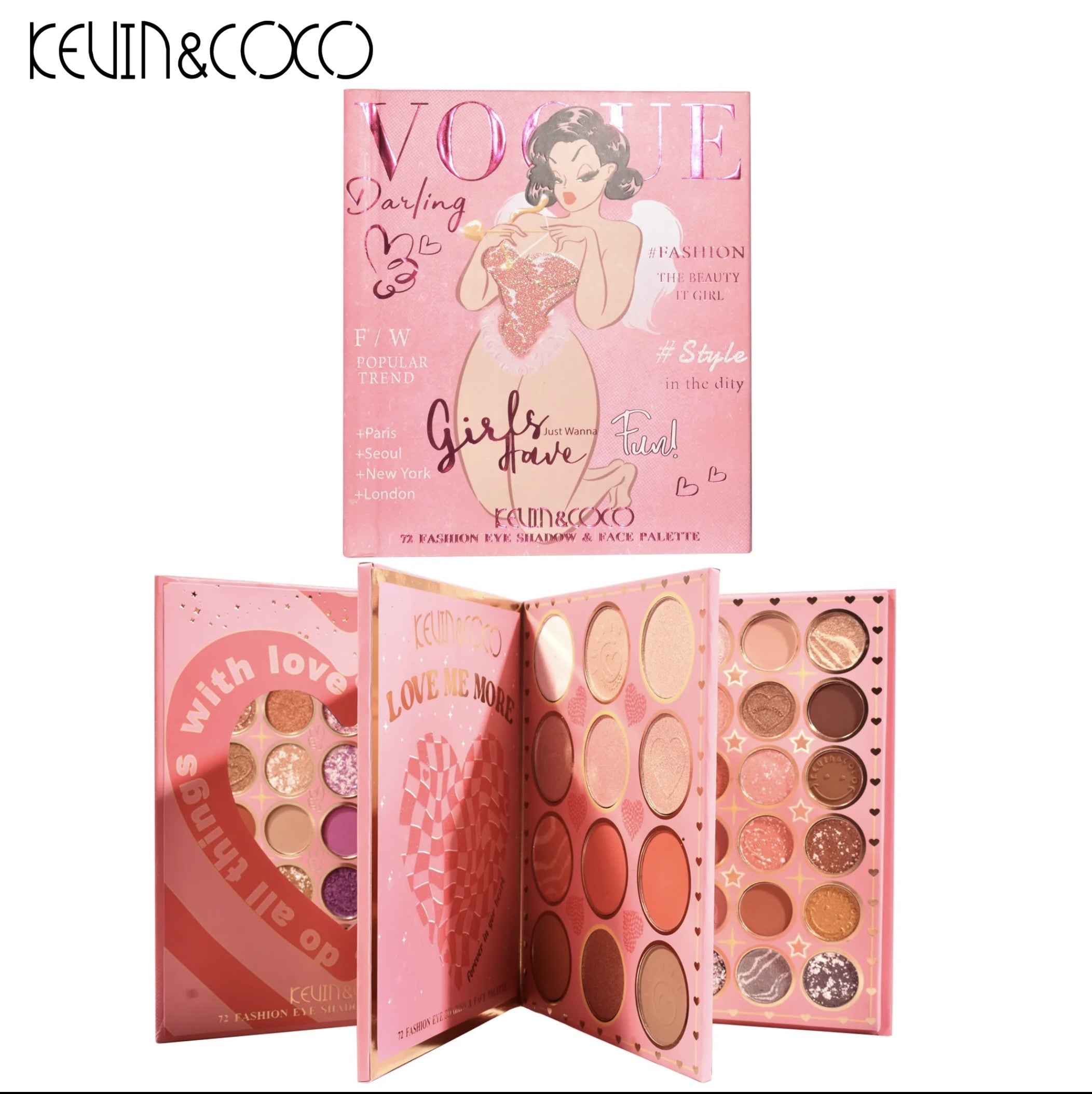 Lot de 6 palette beauty darling - Kevin & coco KC223328