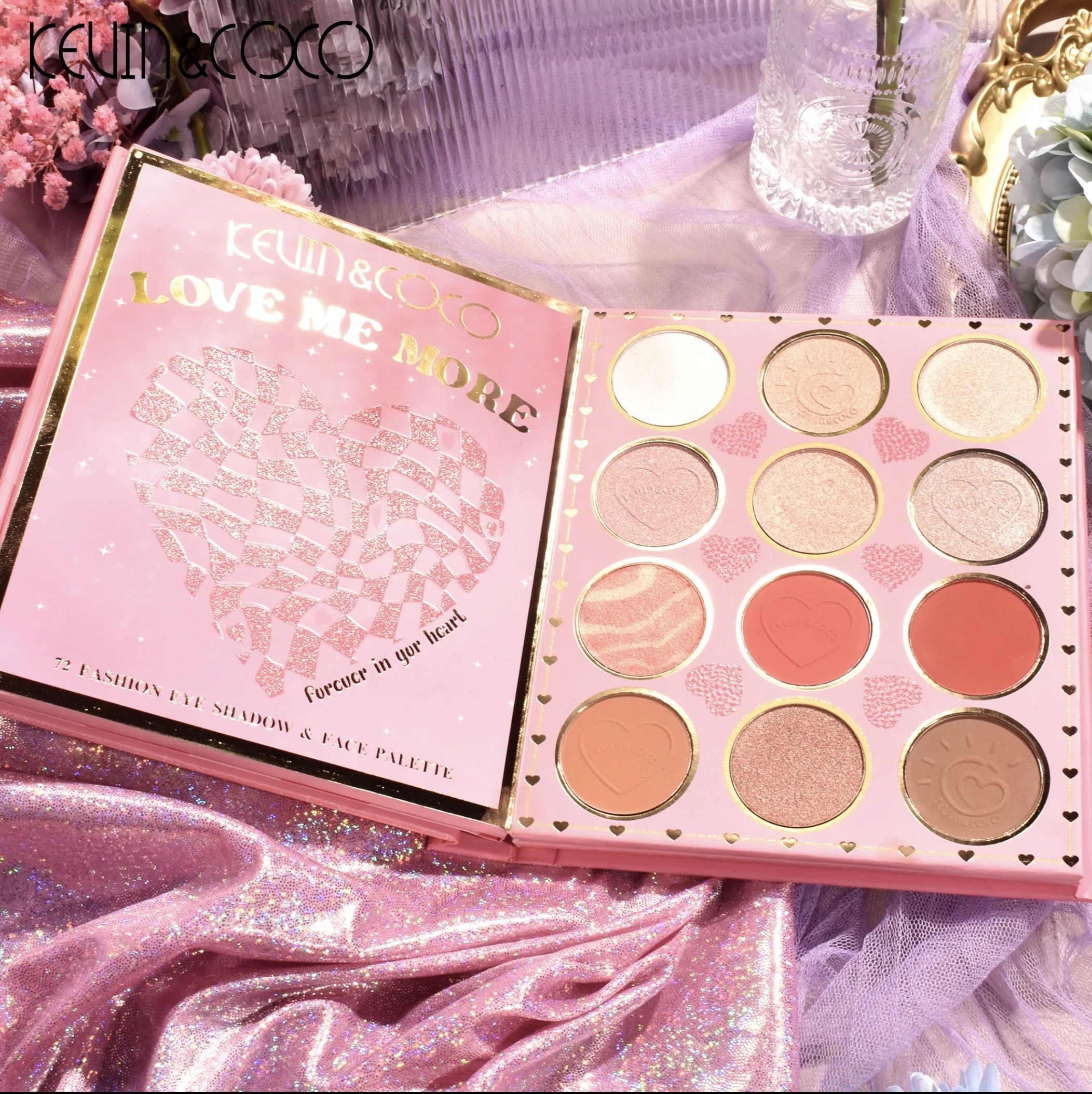 Set of 6 beauty darling palette - Kevin & coco KC223328