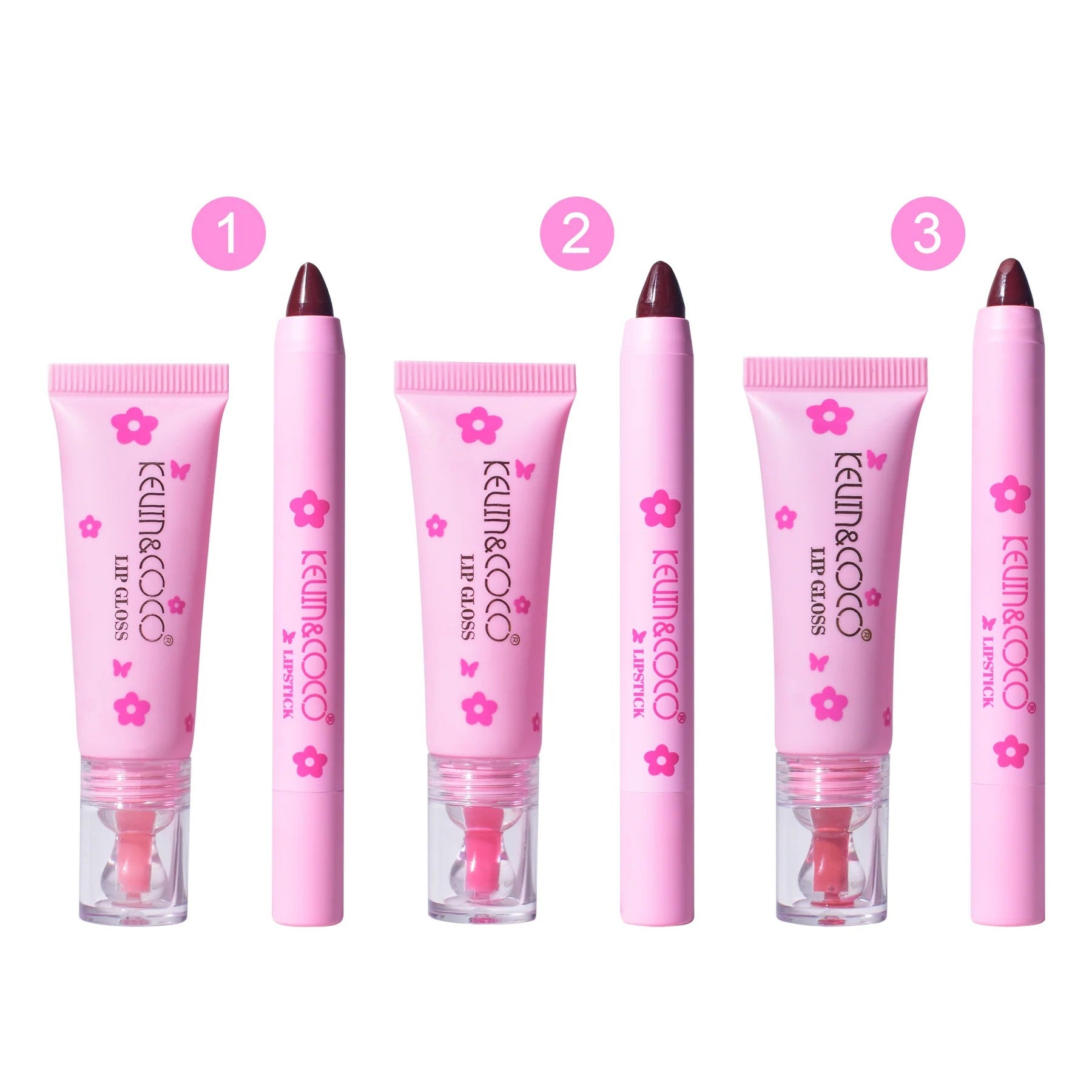 Set of 6 lip glosses KC244263 - Kevin & Coco