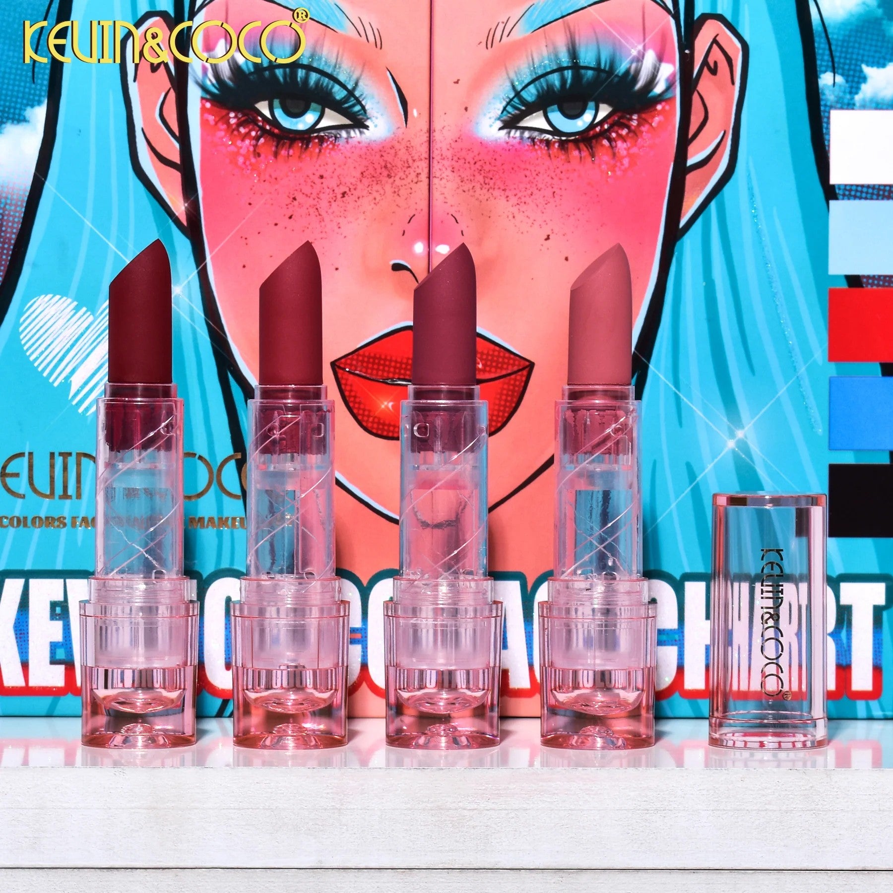 Lot de 3 coffret maquillage pop - Kevin & coco KC244881