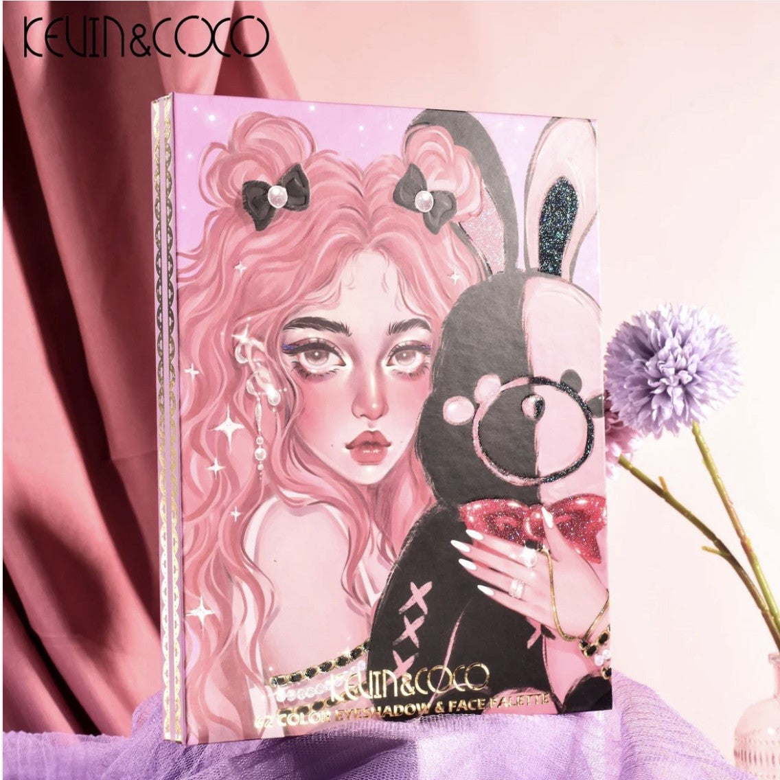 Lot de 6 Pièces - Palette bunny 62 couleurs - KC223137 - Kevin & Coco