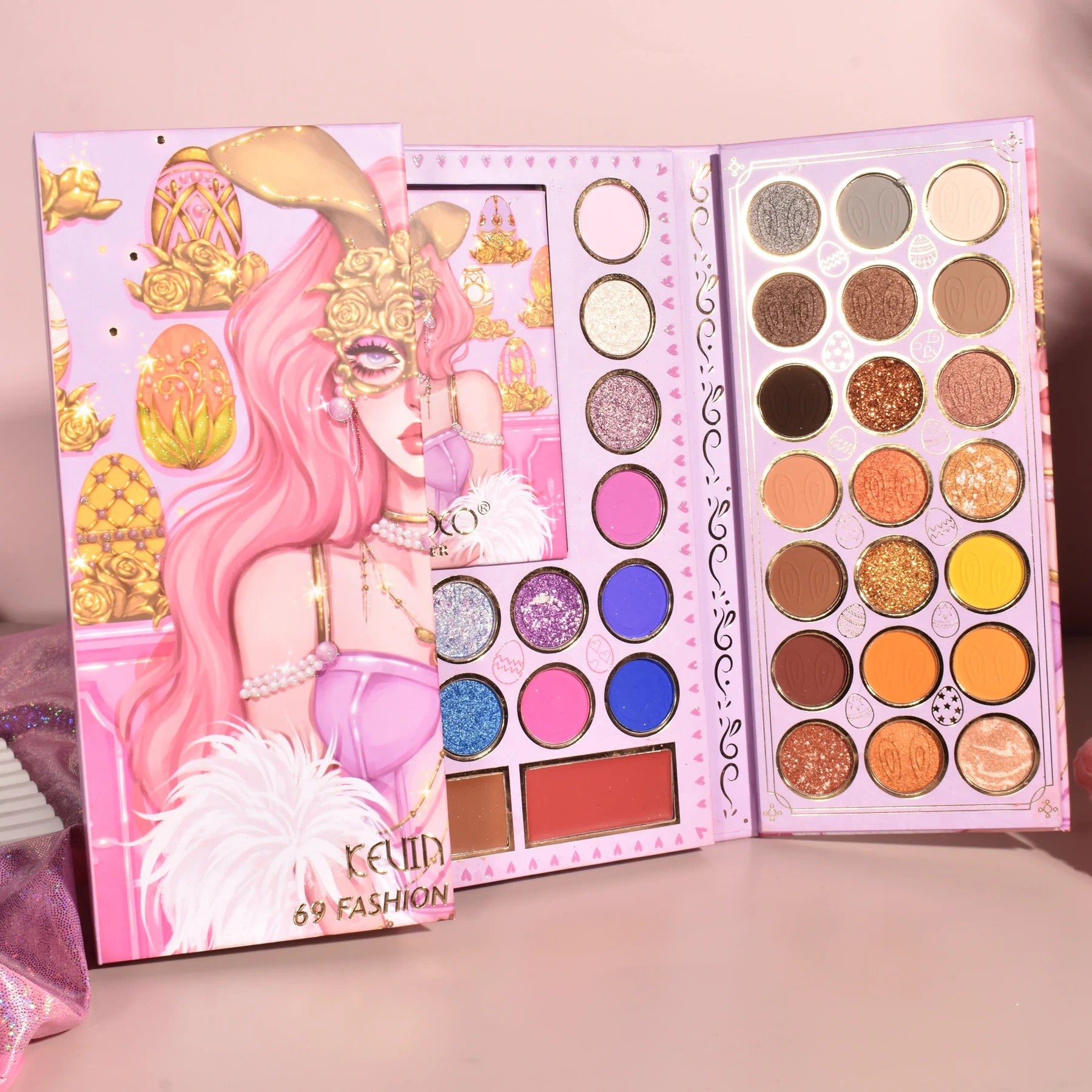 Set of 6 - 69 Colours Mystery Palette - KC223595 - Kevin & Coco