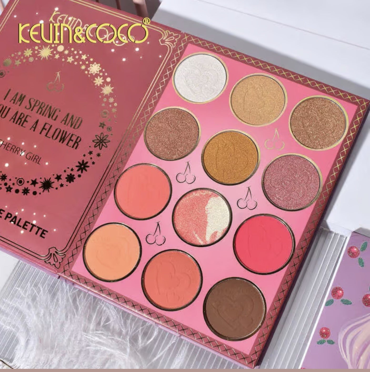 Set of 6 - 82-Color Cherry Girl Palette - KC221379 - Kevin & Coco