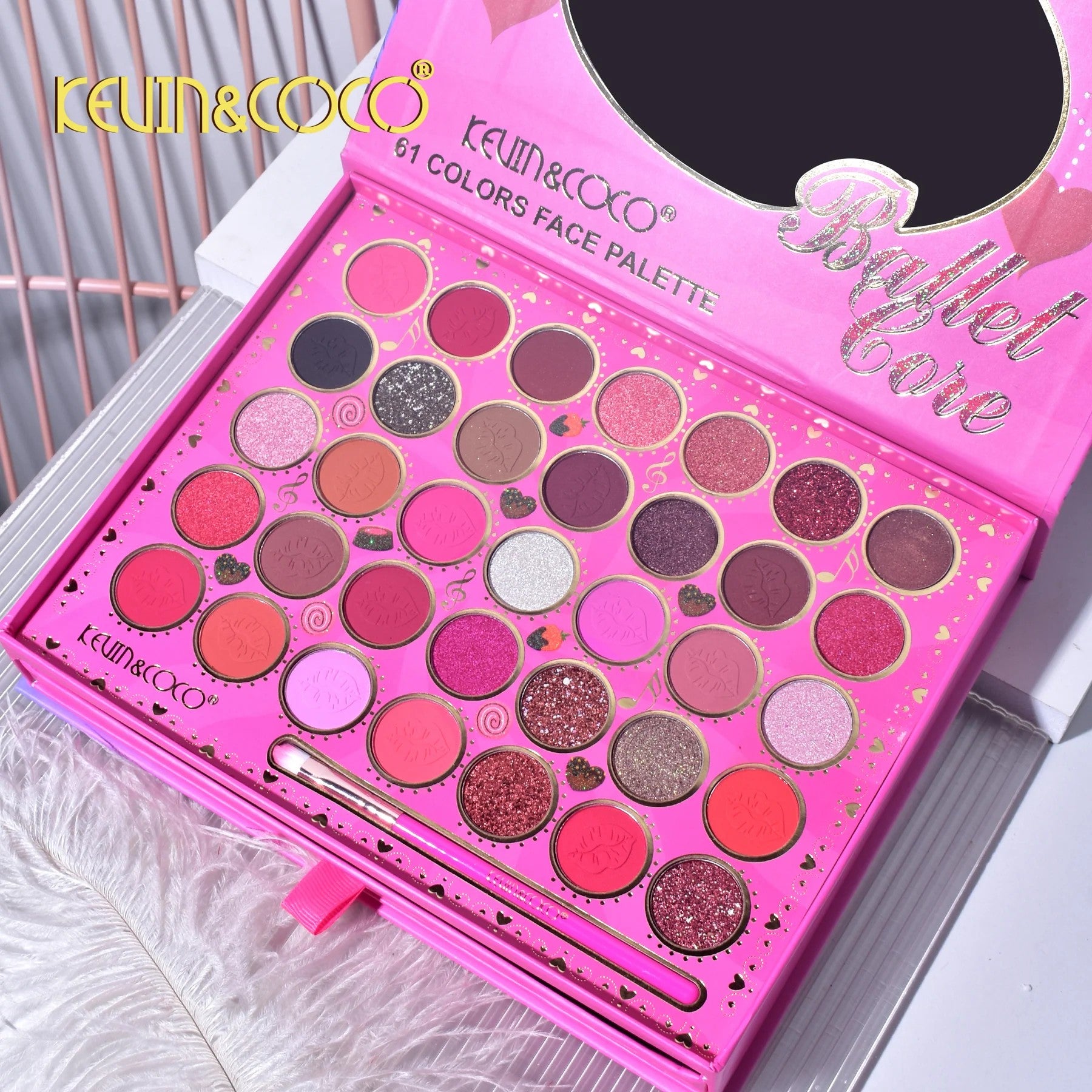 Lot de 6 - Palette 61 couleur ballerine KC231675 - Kevin & coco