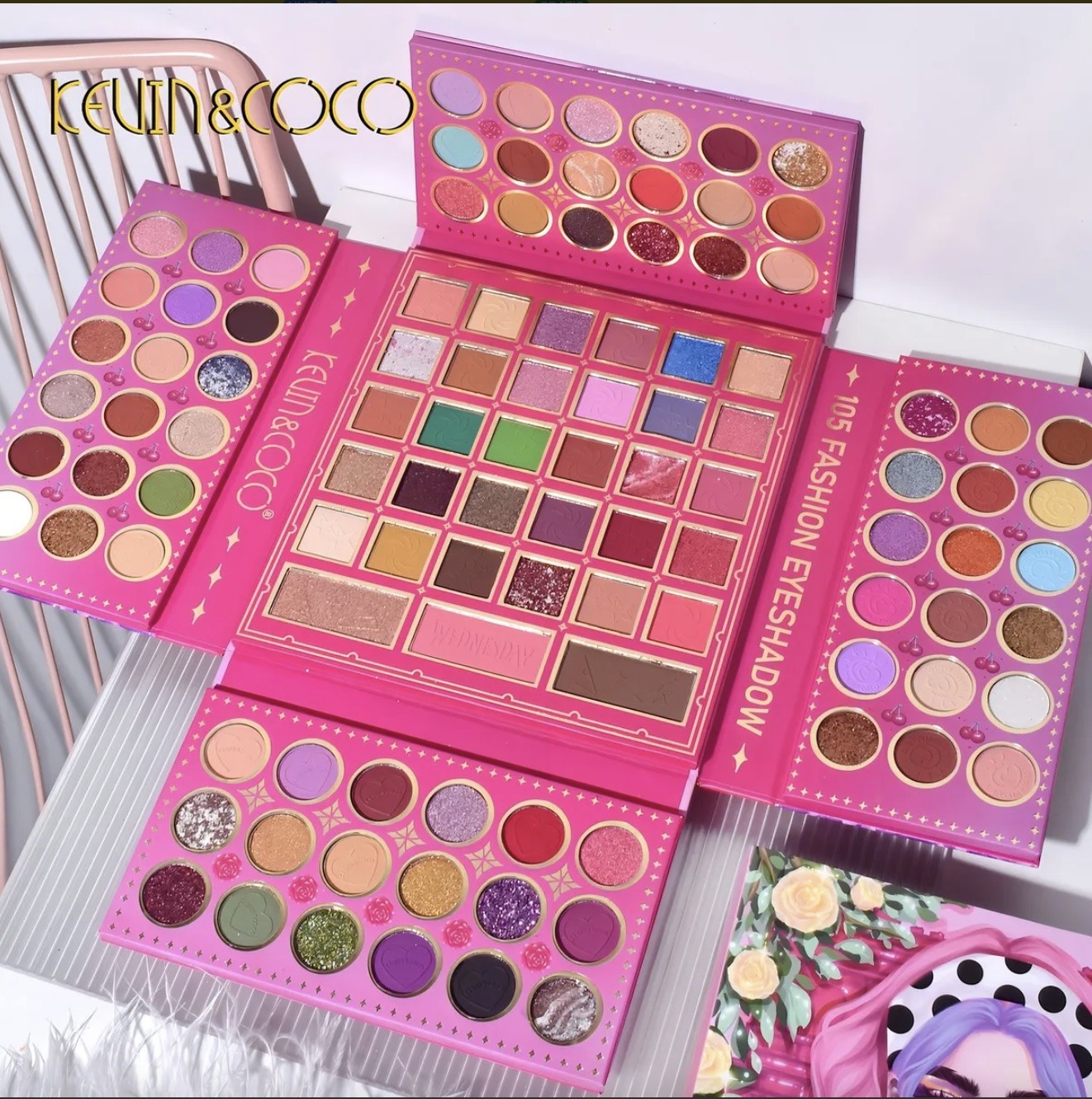 Set of 3 - 105 Colour Palette - KC231989 - Kevin & Coco