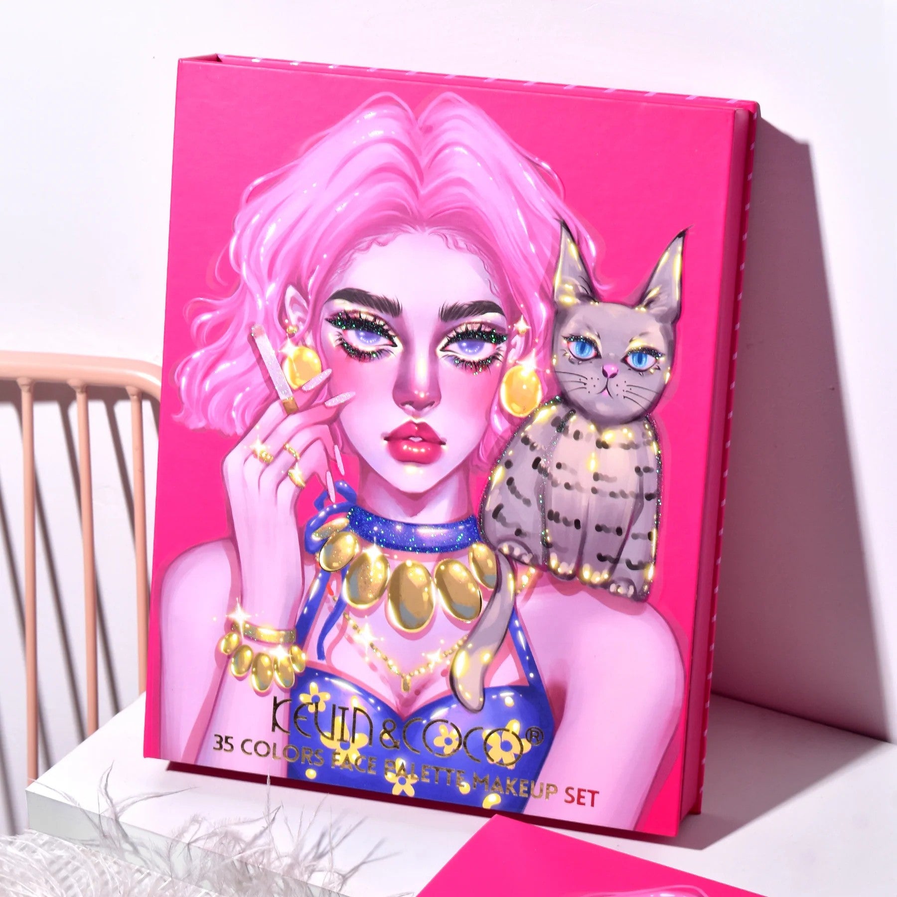 Lot de 6 - Palette complète 35 couleurs KC233945 - Kevin &coco