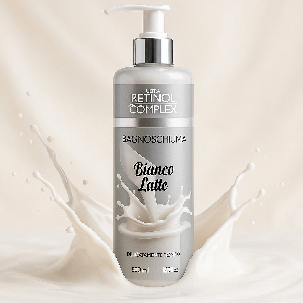 Set of 6 - Bianco Latte Shower Gel 500ml - Retinol Complex