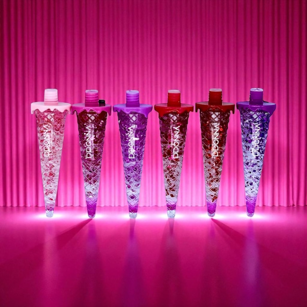 Lot de 24 Pièces - Gloss Ice Cream Pailleté 12298A - D'Donna