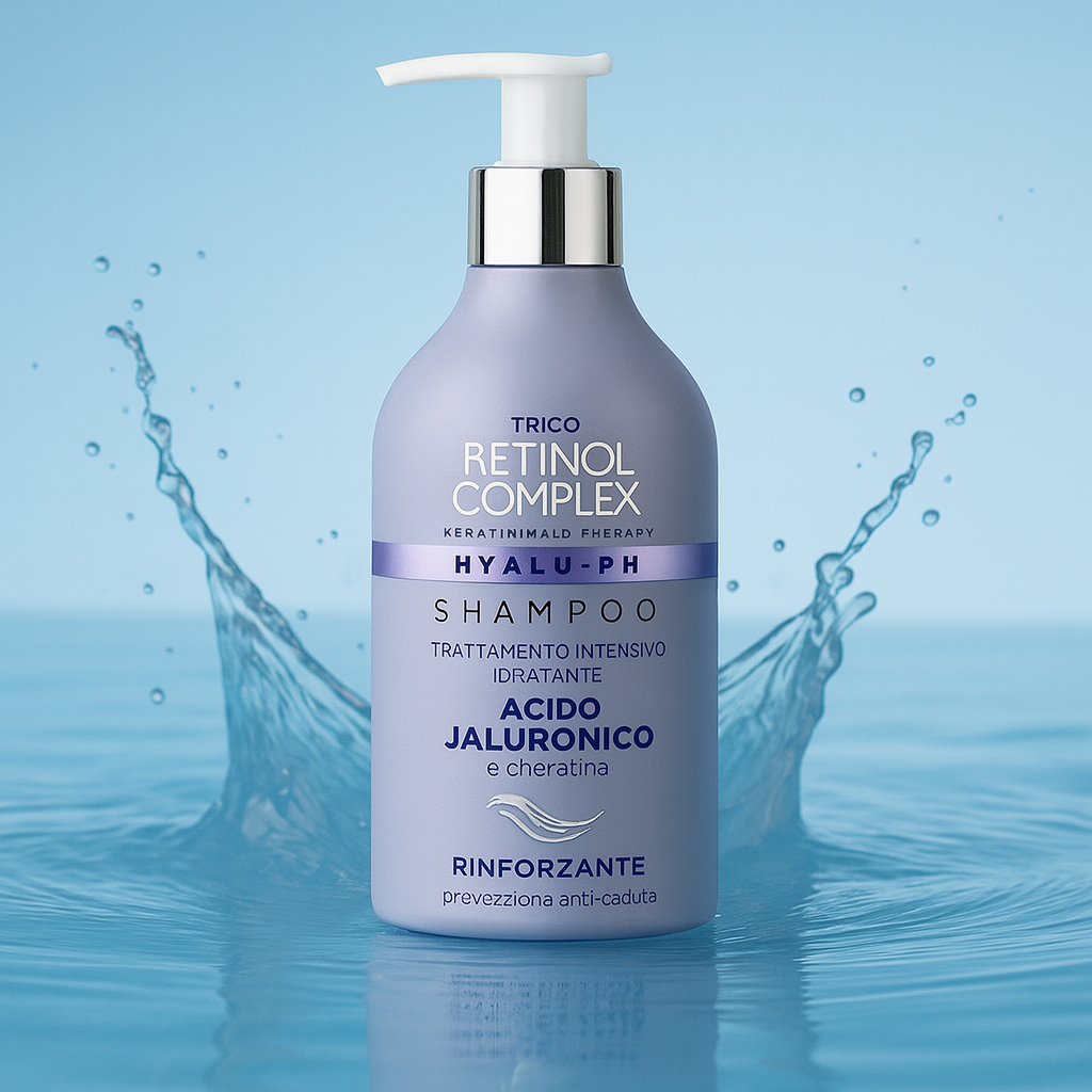 Pack of 5 - Hyaluronic Acid and Keratin Shampoo 443 - Retinol Complex