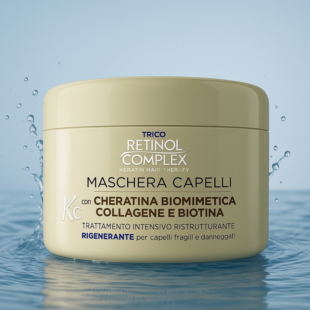 Pack of 3 - Biomimetic Keratin Hair Mask 300ML - 451 - Retinol complex