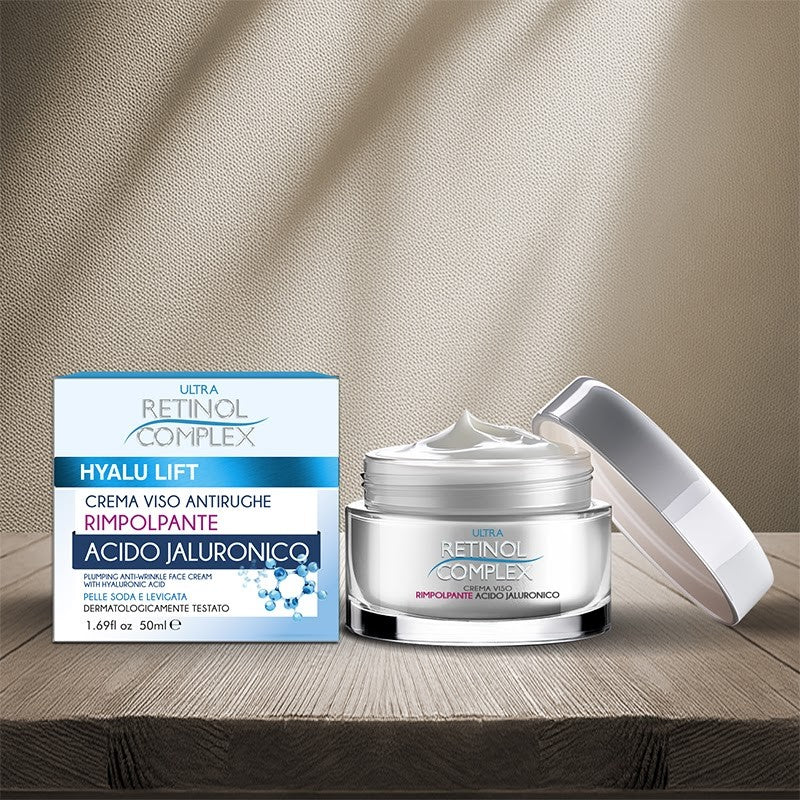 Crème repulpante anti-Rides retinol complex à l'acide hyaluronique 126