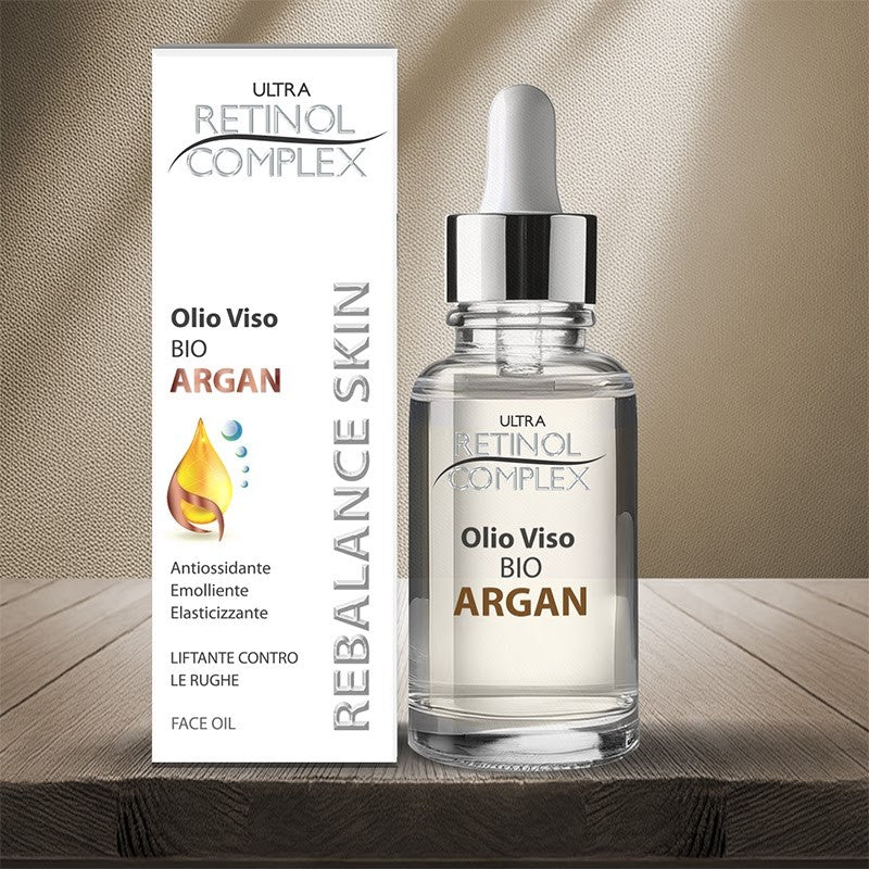 Organic argan oil face serum with retinol complex 30ml
