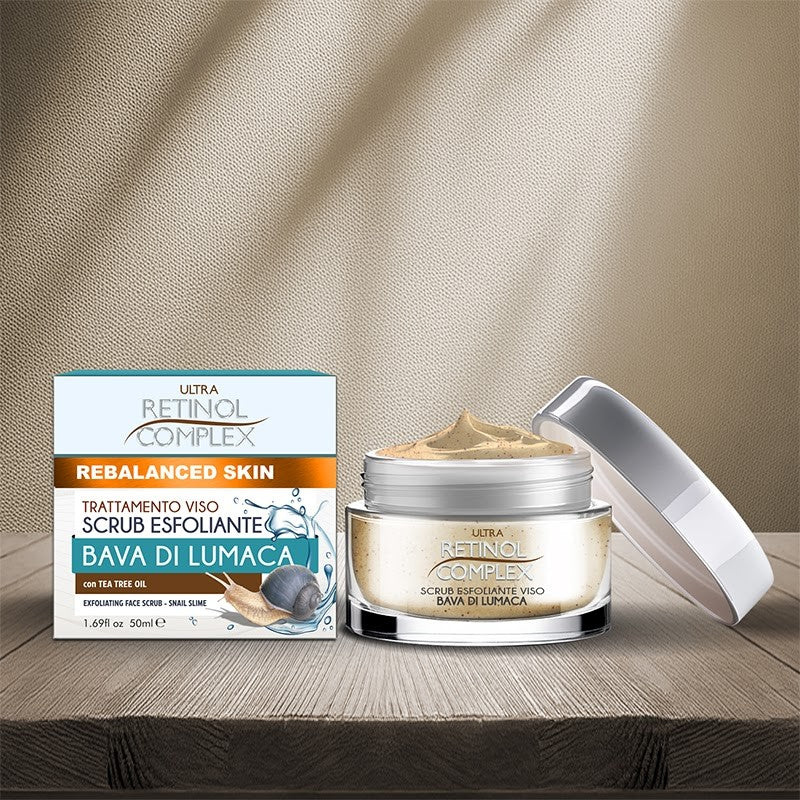 Set of 3 snail mucin facial scrubs 277 - Retinol complex