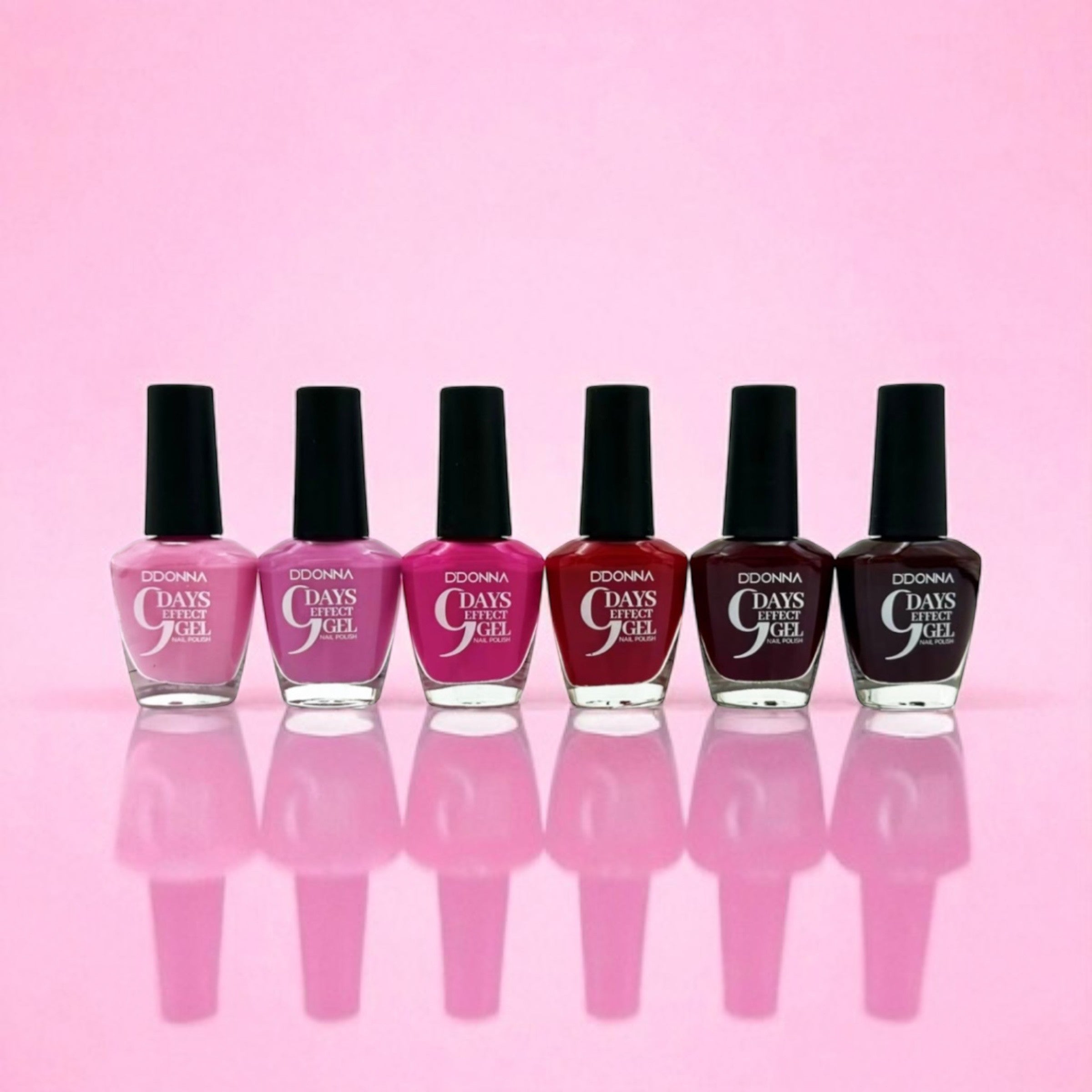 Lot de 24 vernis à ongles effet gel 9 jours -1490 - D'donna