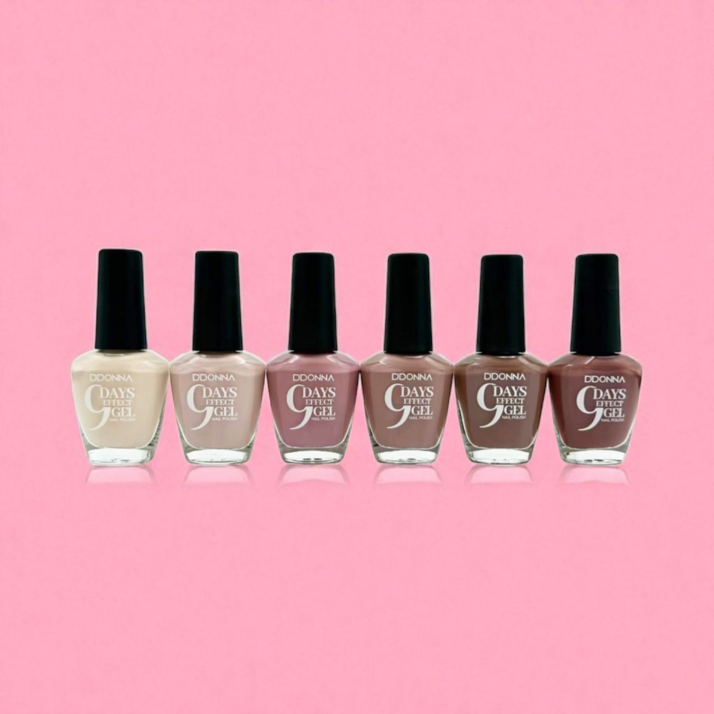 Lot de 24 vernis a ongles - Effet gel 9 jours - D'donna - 14902