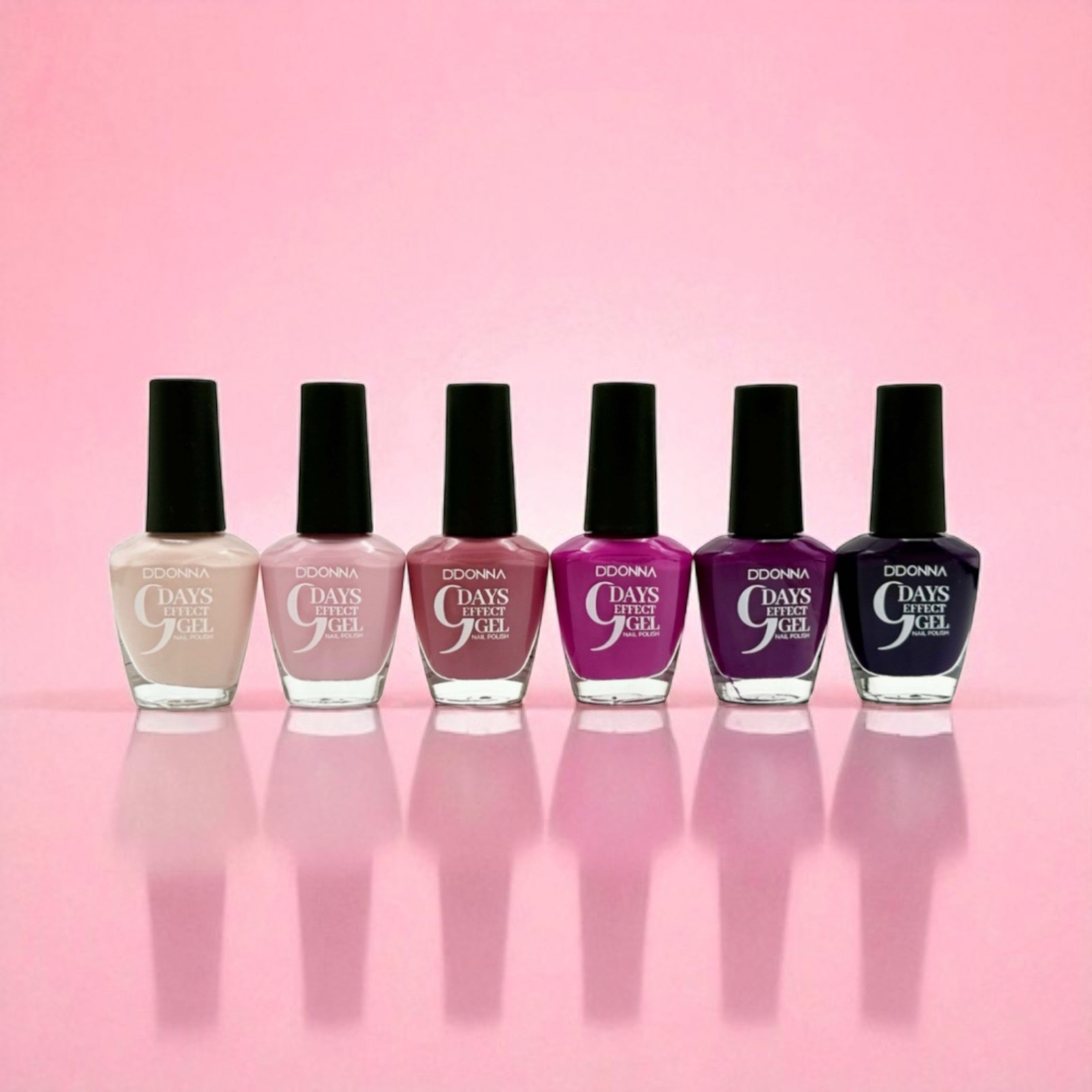 Lot de 24 - Vernis effet gel 9 jours ultra violet 15ML - 14911 - D'donna