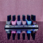 Lot de 24 vernis a ongles effet gel 9 jours - 14915 - D'donna