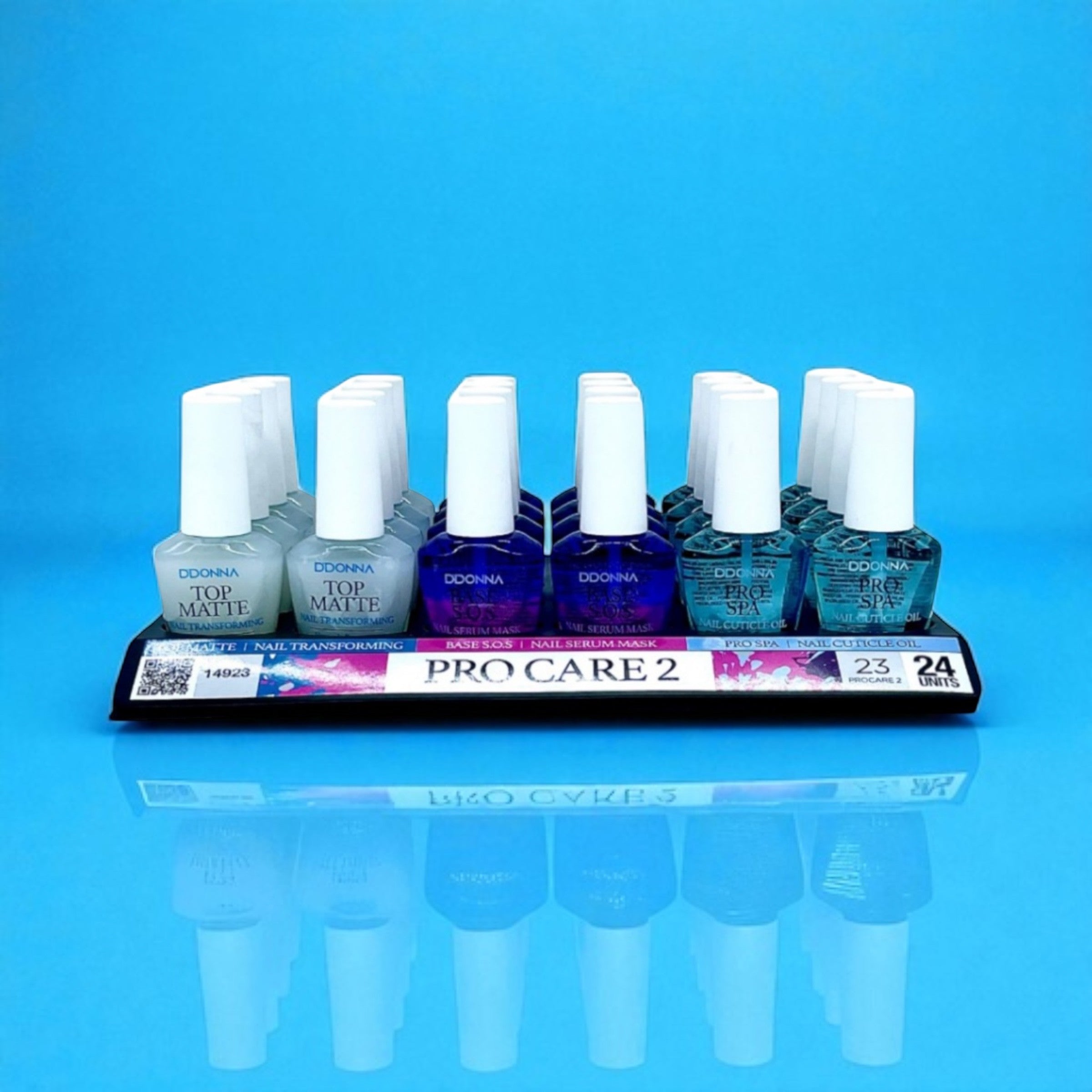 Lot de 24 vernis soins pro care 2 14923 - D'donna
