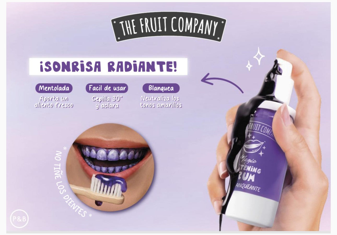 Lot de 12 Pièces - Serum dentaire blanchissant - The fruit company