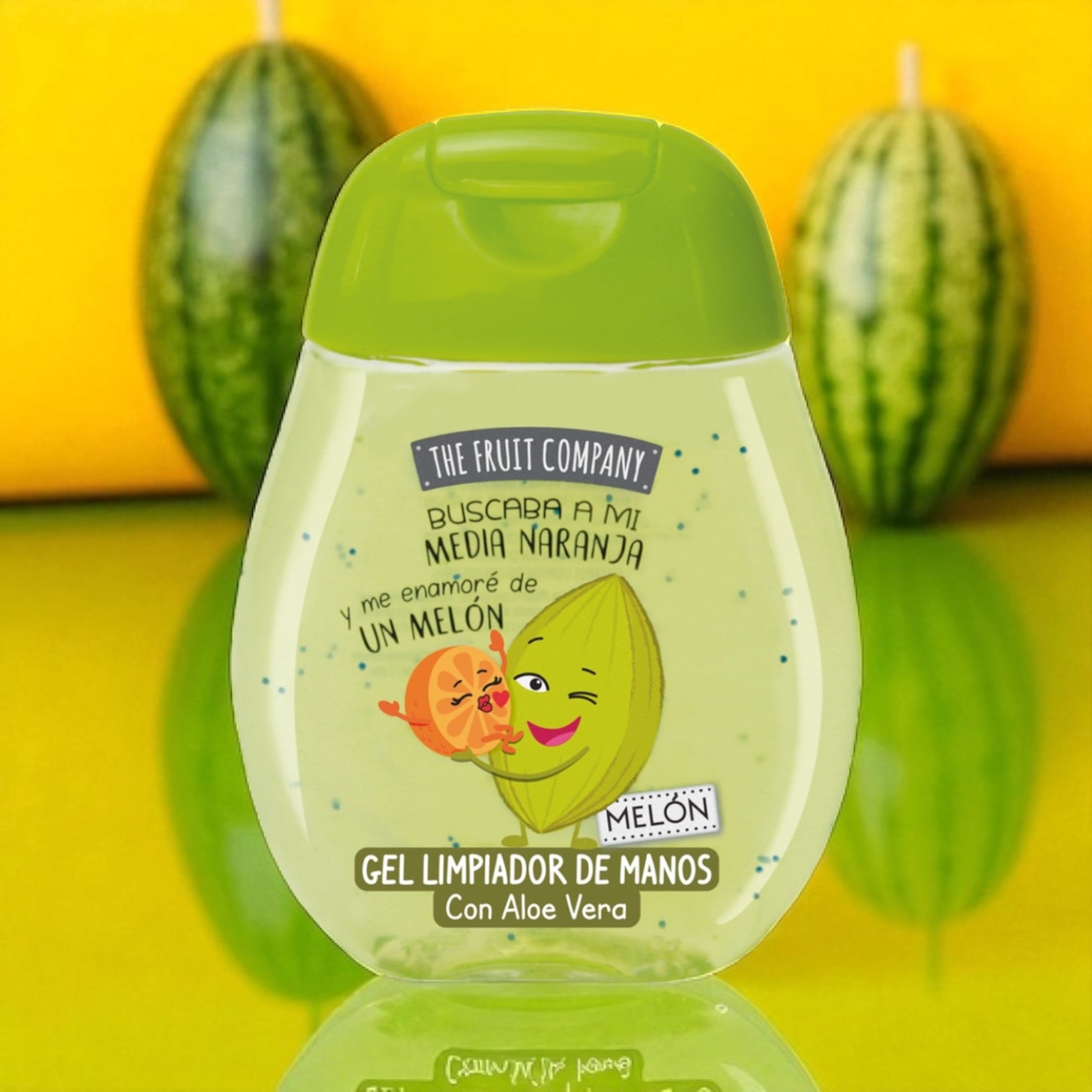 Pack of 14 - Melon-scented hand sanitizer gel - The Fruit Company