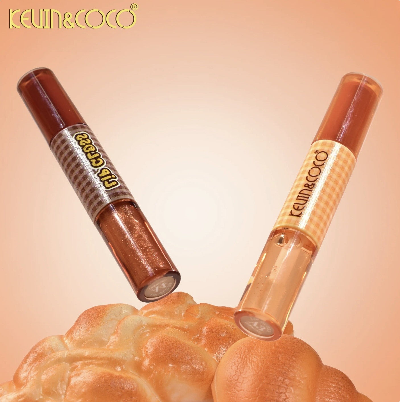 Set of 12 - Caramel bakery double gloss set - KC248094 - Kevin & coco