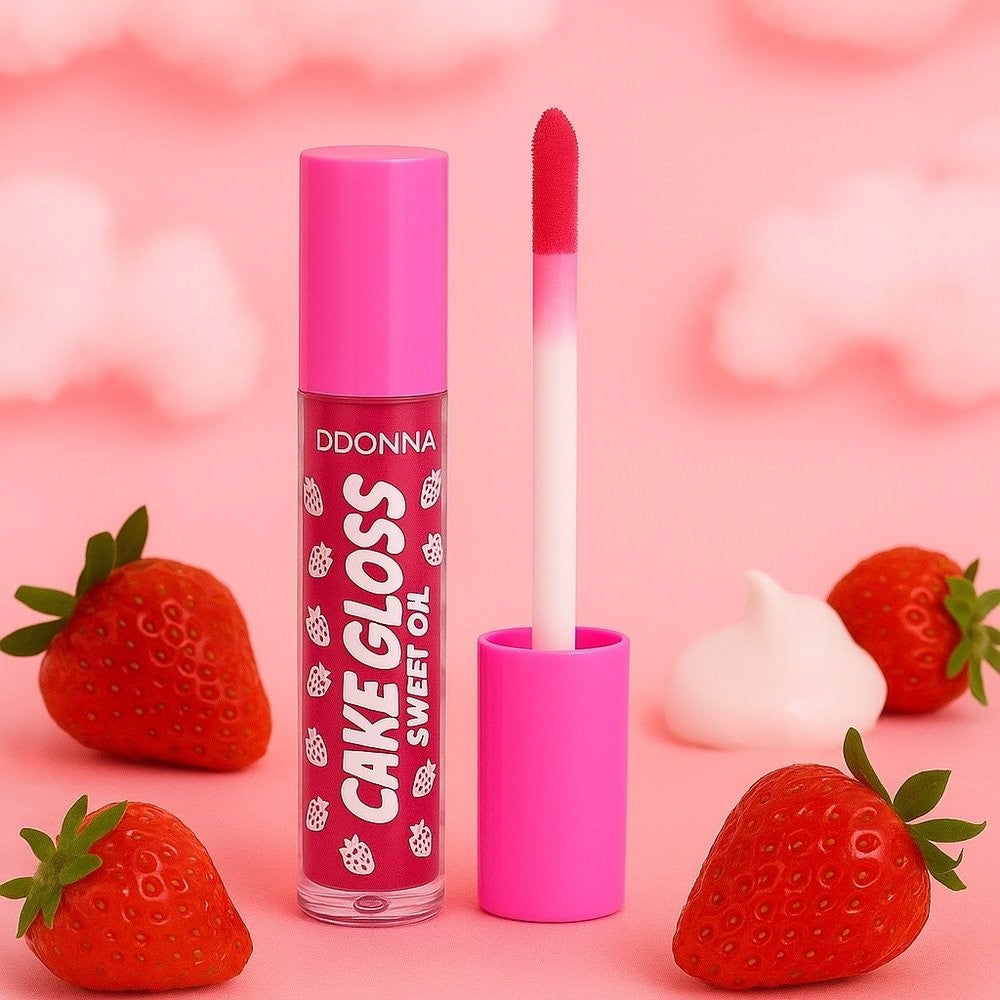 Set of 24 sweet lip oil strawberry & cream 12302 a – d'donna