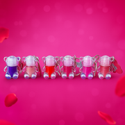 Lot de 36 gloss porte clés teddy bear - D'donna