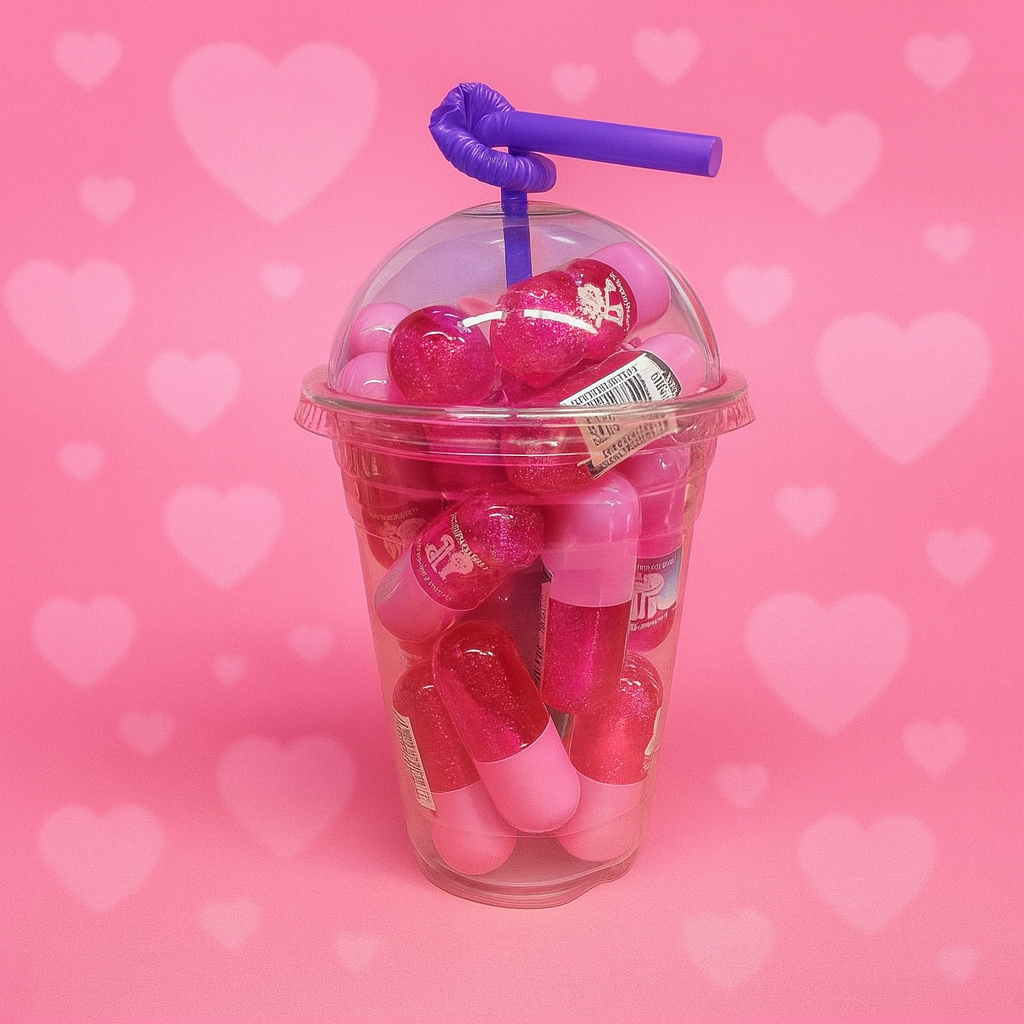 Lot de 24 - Mini gloss pailleté 12299A - D'donna