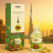 Set of 6 - Mikado dubai chocolate diffuser 100ml - Prady