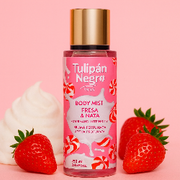 Set of 6 Pieces - Strawberry & Whipped Cream Scented Mists 250ml – Tulipan Negro